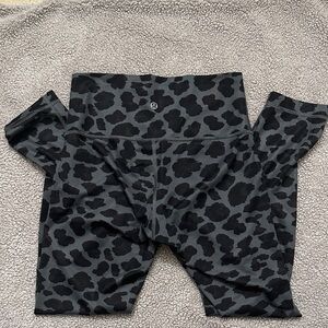 lululemon athletica Black Patterned Leggings
